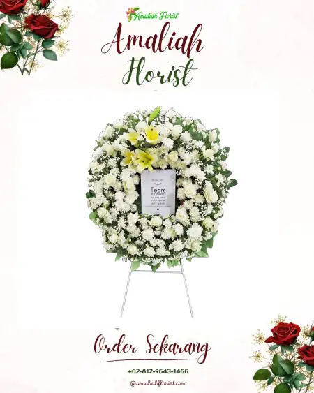 Krans Bunga Duka Kotabumi Udik